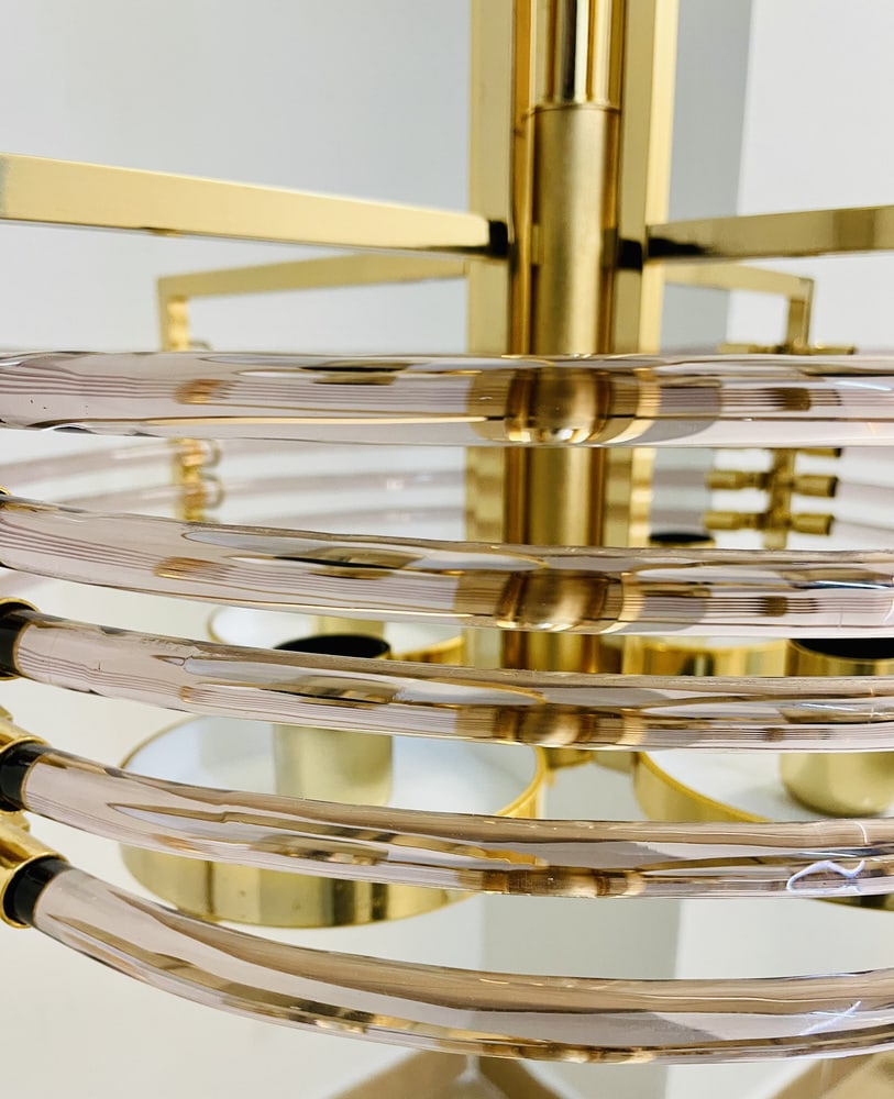 Chandelier by Gaetano Sciolari for Sciolari, 1980s - 4