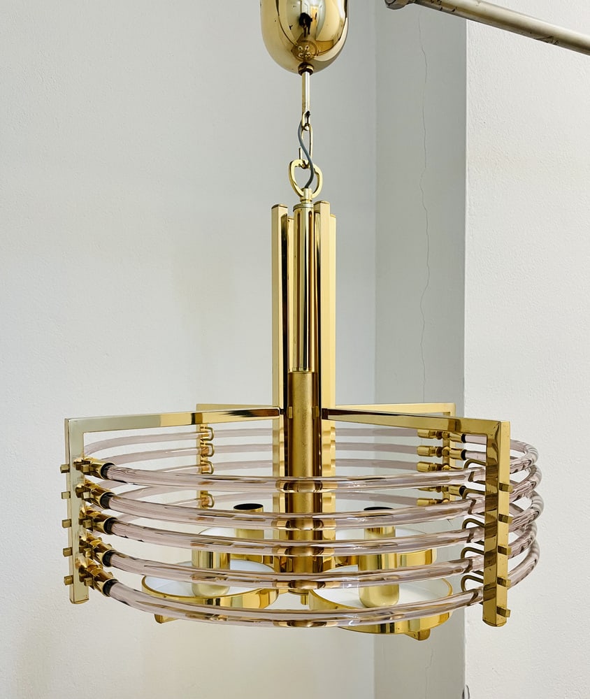 Chandelier by Gaetano Sciolari for Sciolari, 1980s - 6