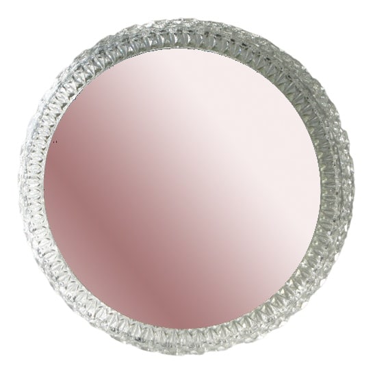 Large Vintage Mirror Lamp from Glashütte Limburg (1 of 8)