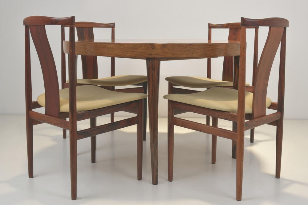 Extendable Table in Rosewood, Denmark, 1960s - 11