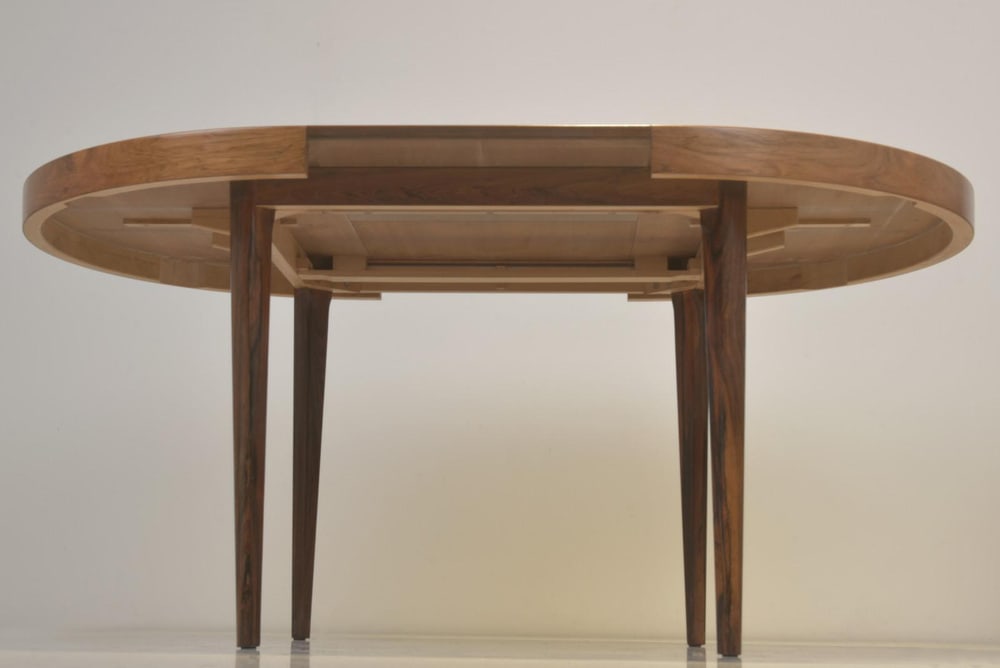 Extendable Table in Rosewood, Denmark, 1960s - 4