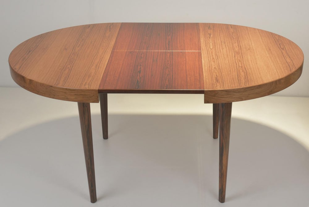 Extendable Table in Rosewood, Denmark, 1960s - 5