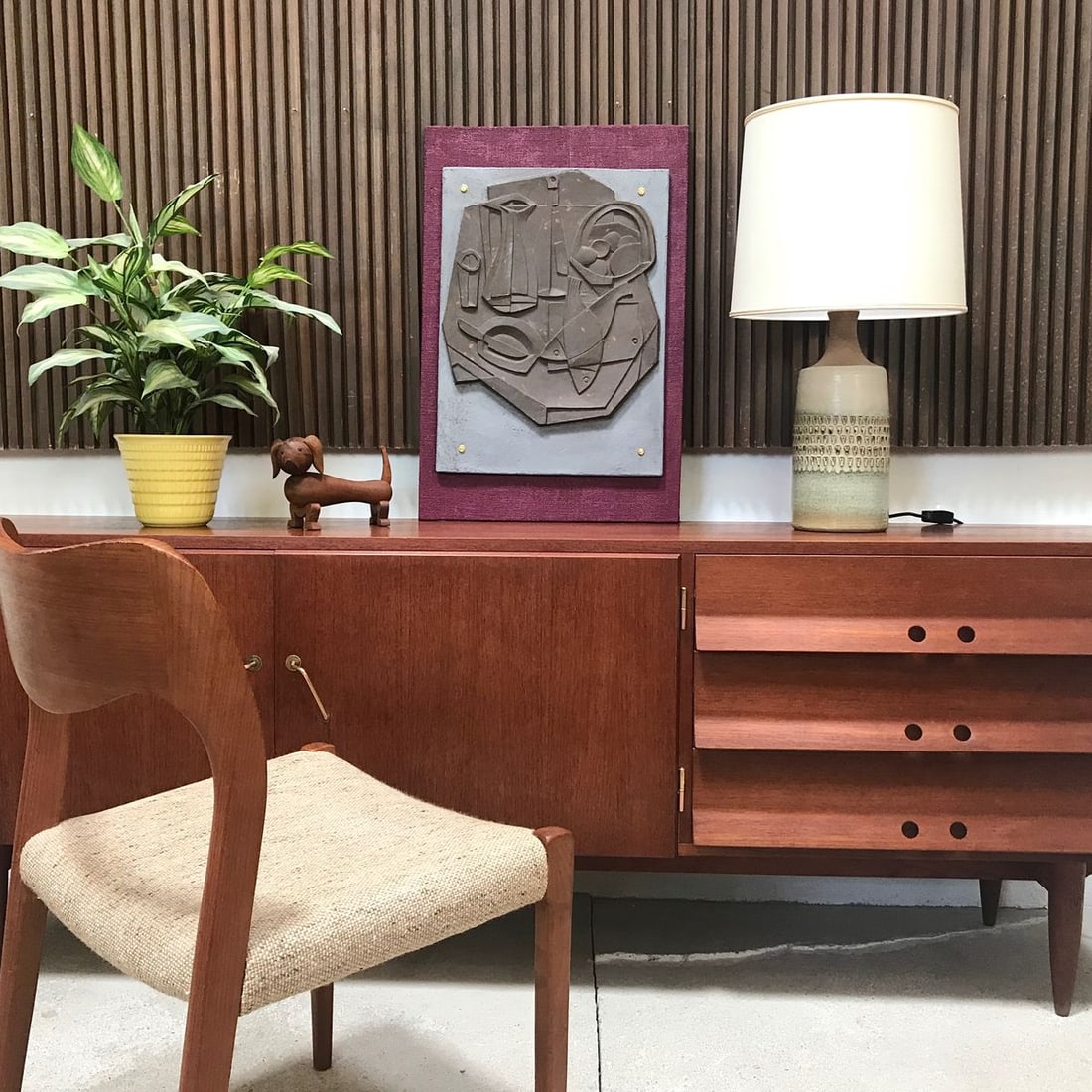 Ceramic Table Lamp from Søholm Stoneware, 1960s - 10