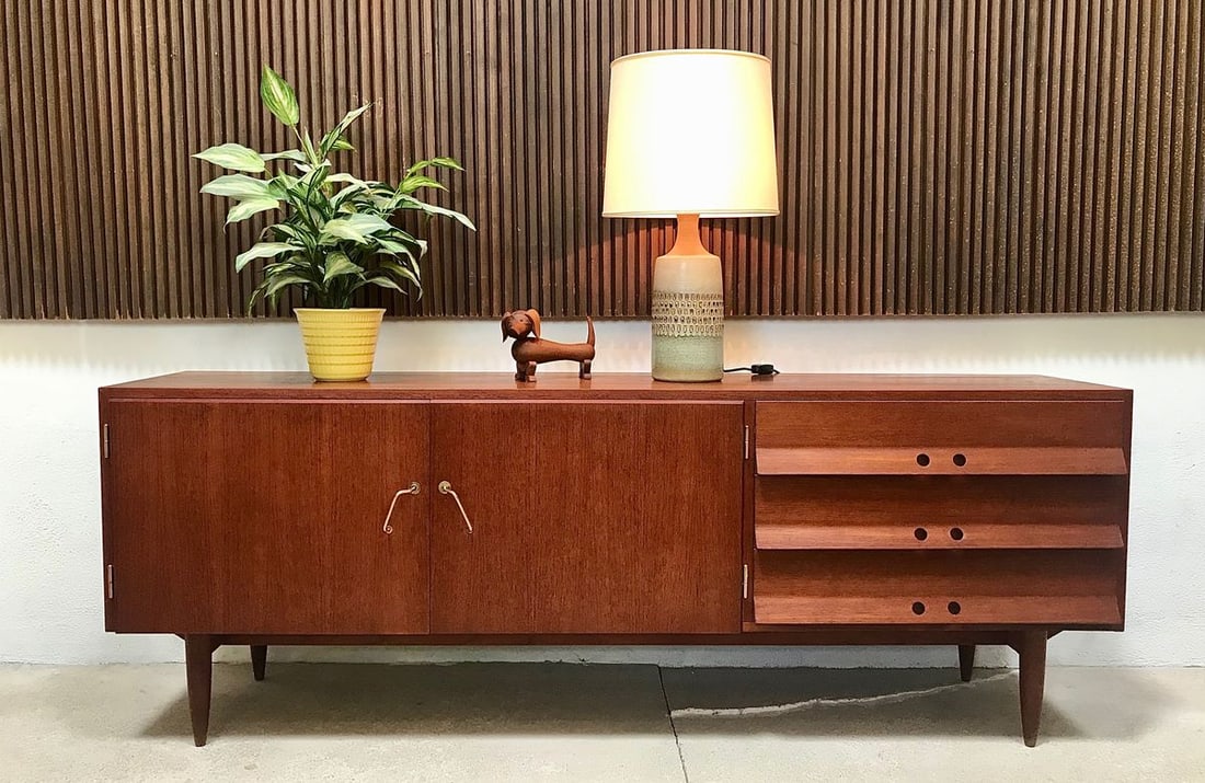 Ceramic Table Lamp from Søholm Stoneware, 1960s - 19