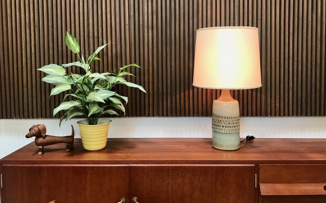Ceramic Table Lamp from Søholm Stoneware, 1960s - 20
