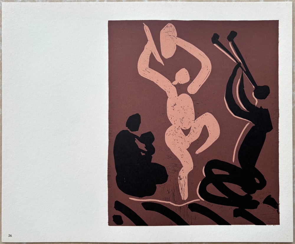 Picasso, Bacchanal with Seated Woman Holding Baby - 5