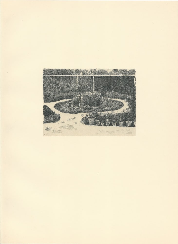 G. Morandi, Garden in Via Fondazza, 1957, Paper - 2