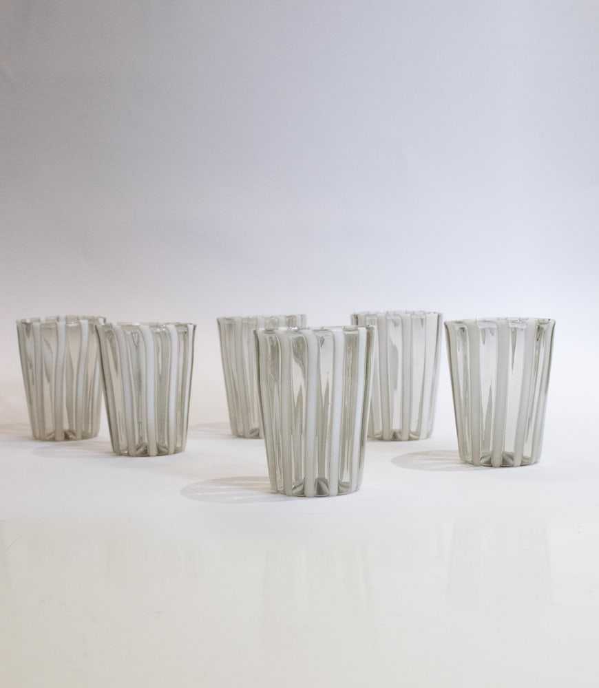 Italian Murano Glassware Set, 2004, Set of 6 - 16