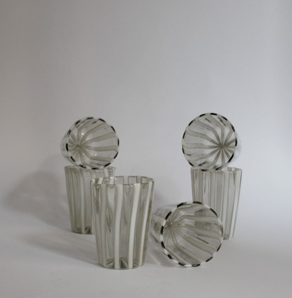 Italian Murano Glassware Set, 2004, Set of 6 - 18