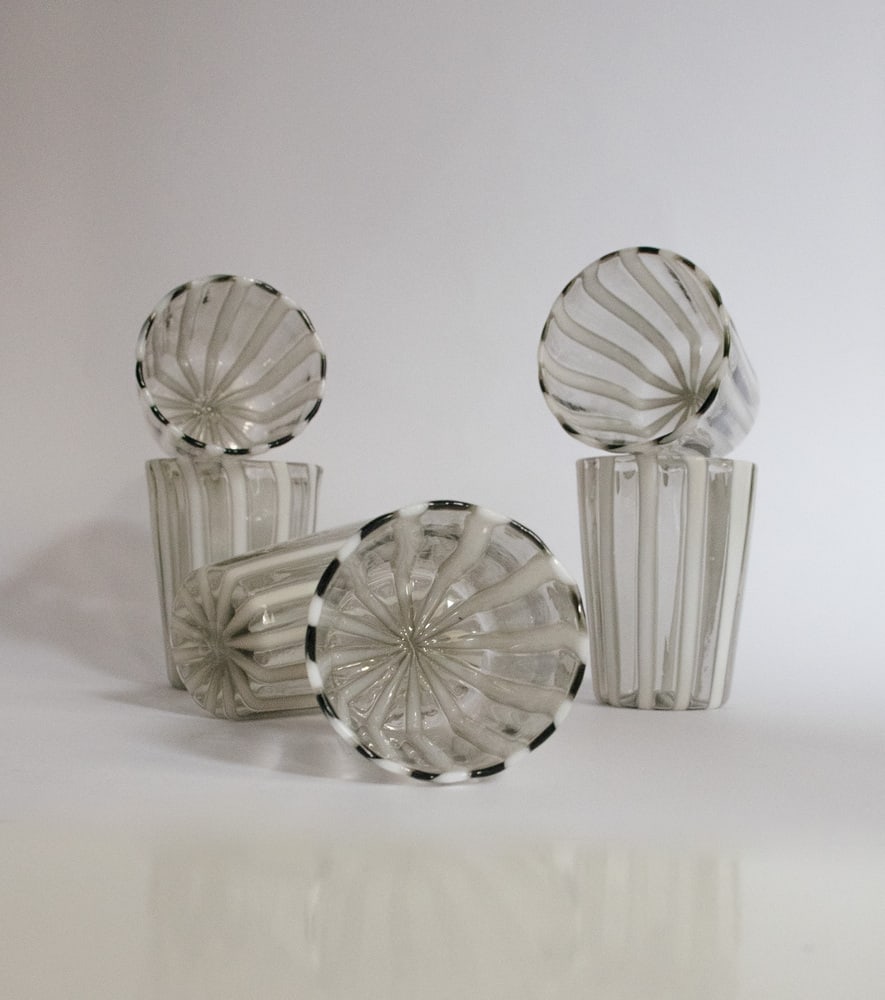 Italian Murano Glassware Set, 2004, Set of 6 - 20