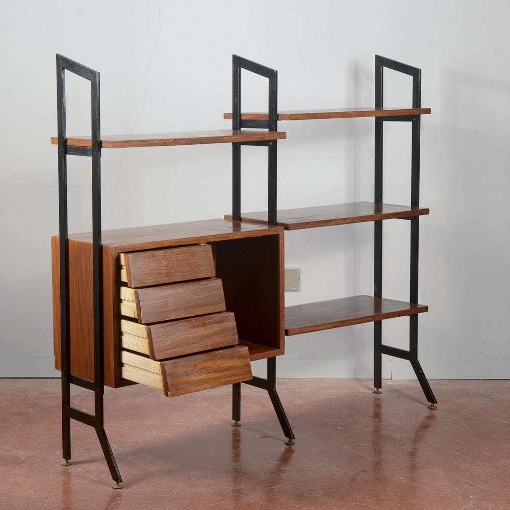 Mid-Century Modern Open Bookcase, 1960s - 10