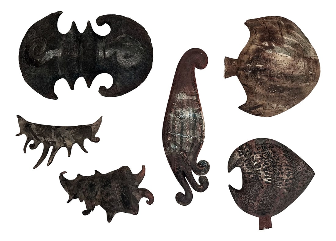 Vintage Ceramics by Ilda Fodor, 1990s, Set of 6 (1 of 20)