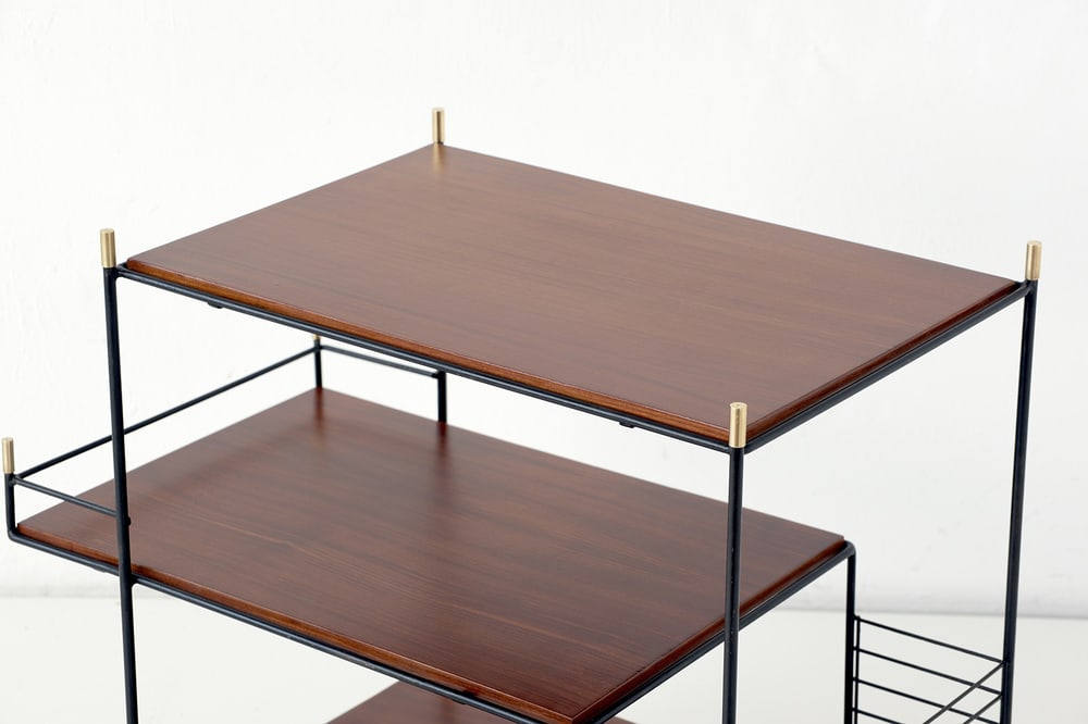 Italian Rosewood Bar Cart, 1960s - 11