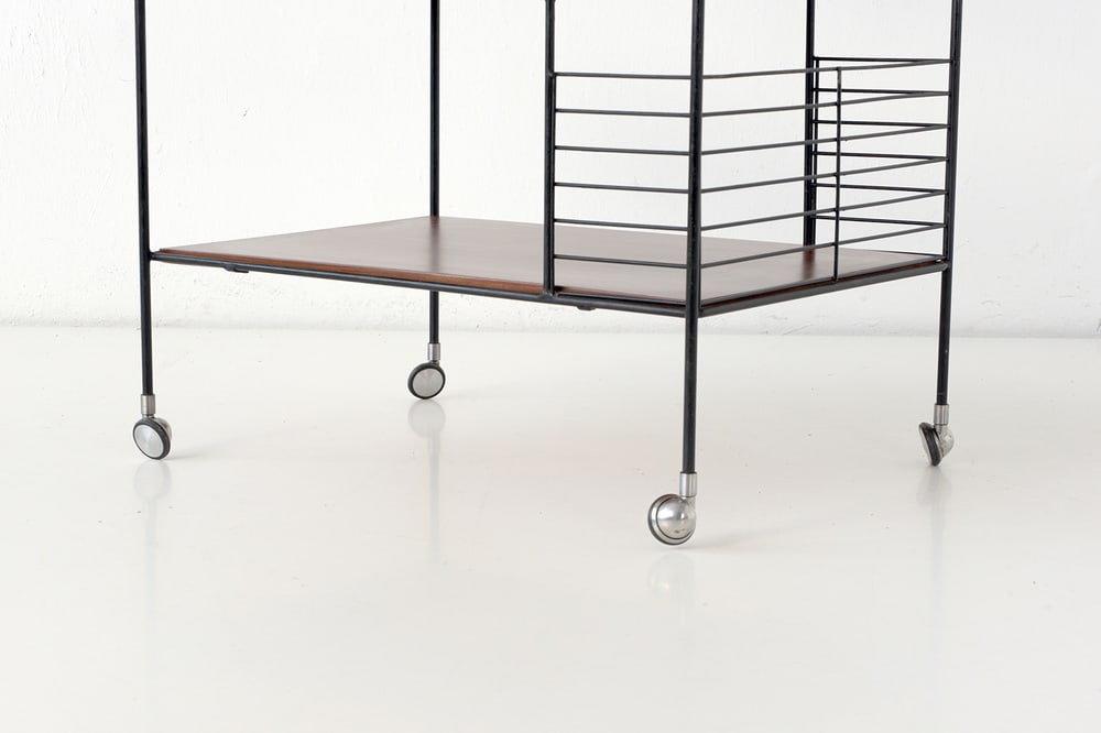 Italian Rosewood Bar Cart, 1960s - 12