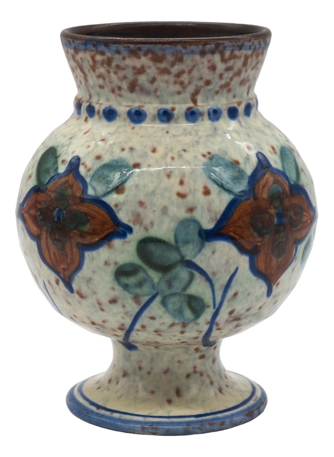 Glazed Pottery Vase from Uppsala Ekeby, 1920s (1 of 8)