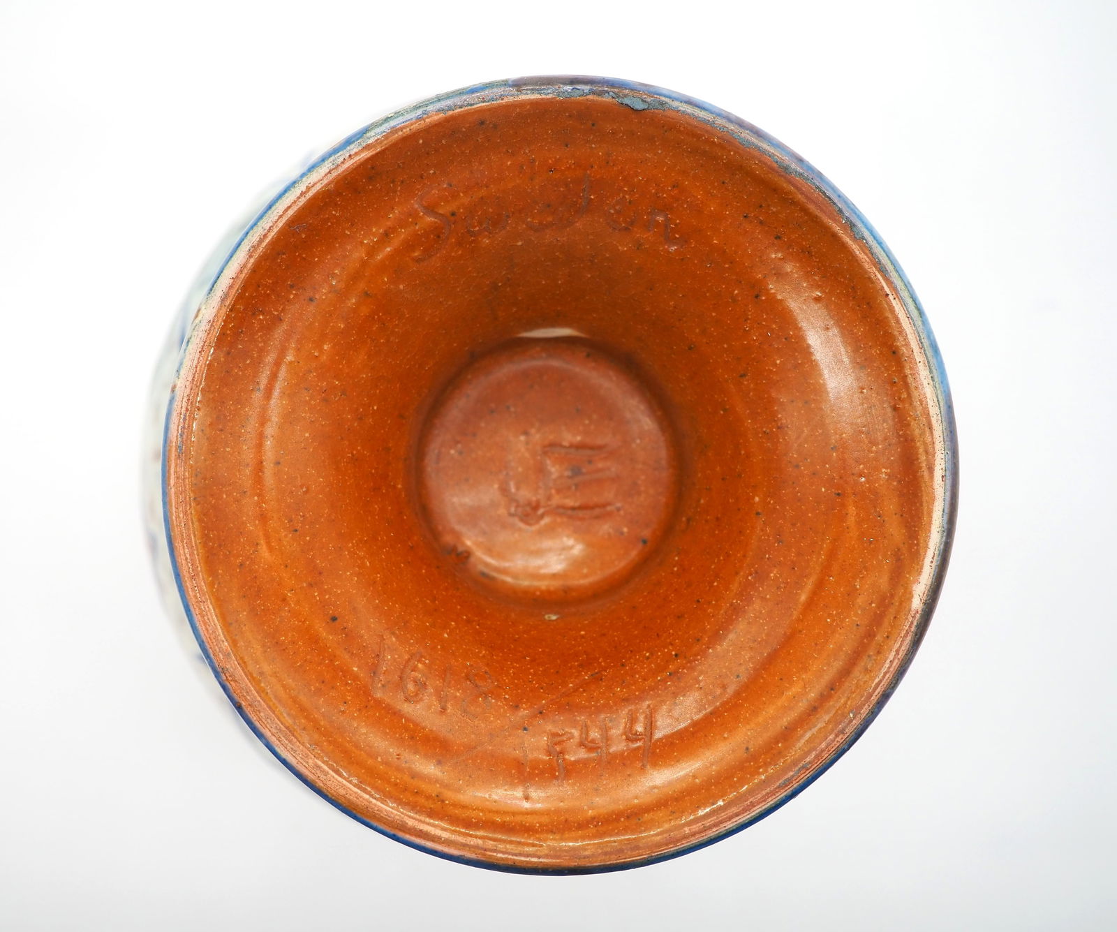 Glazed Pottery Vase from Uppsala Ekeby, 1920s - 2