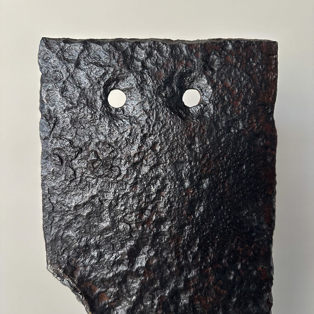 Brutalist Iron & Stone Sculpture - 5