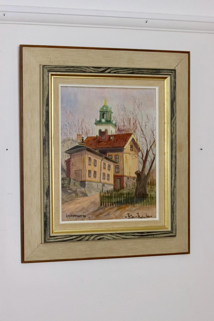 Björn Roberts, Anderswgatan, 1950s, Oil, Framed - 10