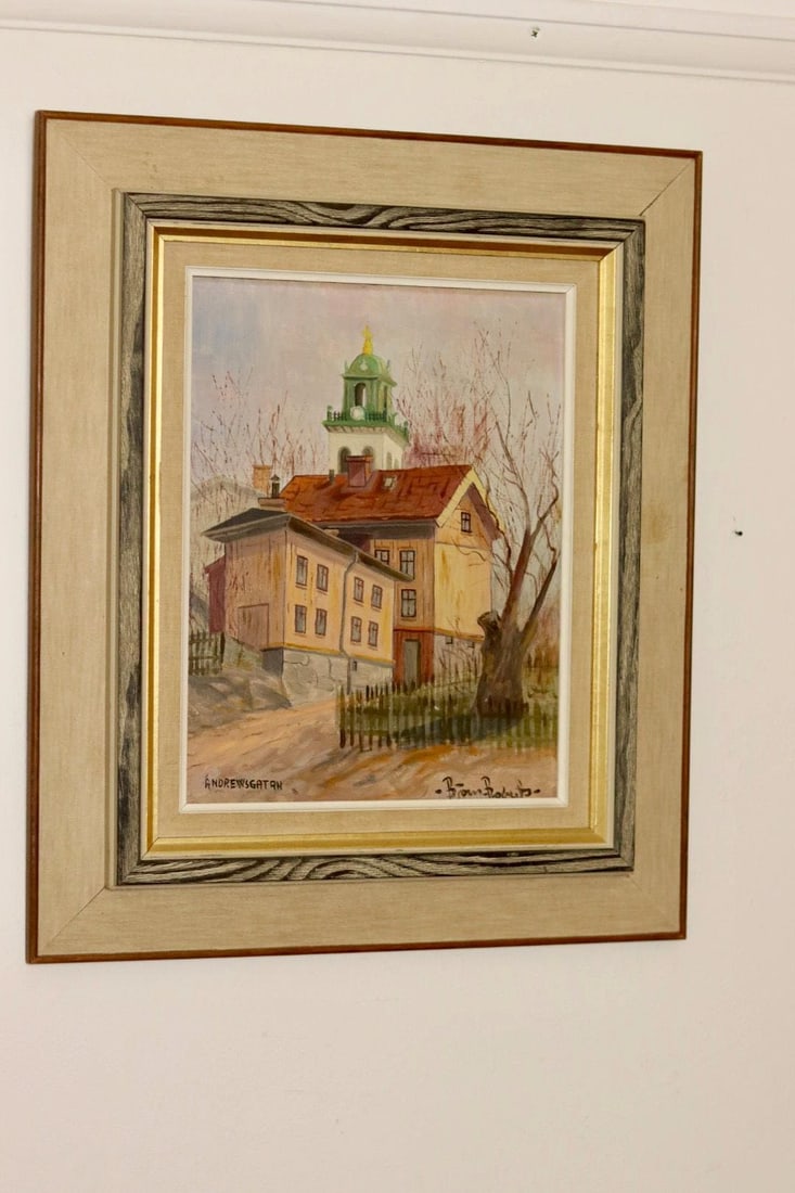 Björn Roberts, Anderswgatan, 1950s, Oil, Framed - 4