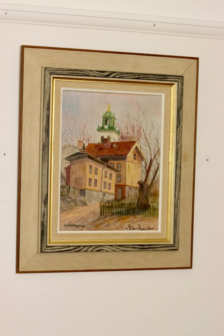 Björn Roberts, Anderswgatan, 1950s, Oil, Framed - 8