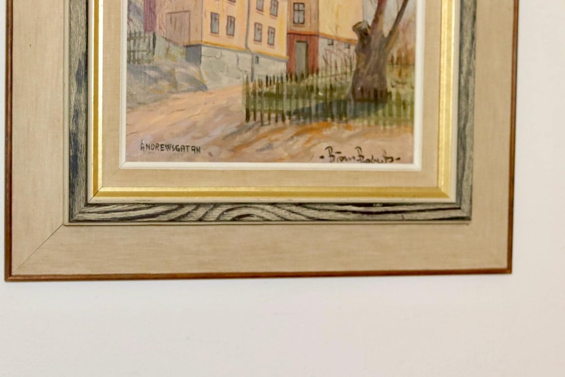 Björn Roberts, Anderswgatan, 1950s, Oil, Framed - 9