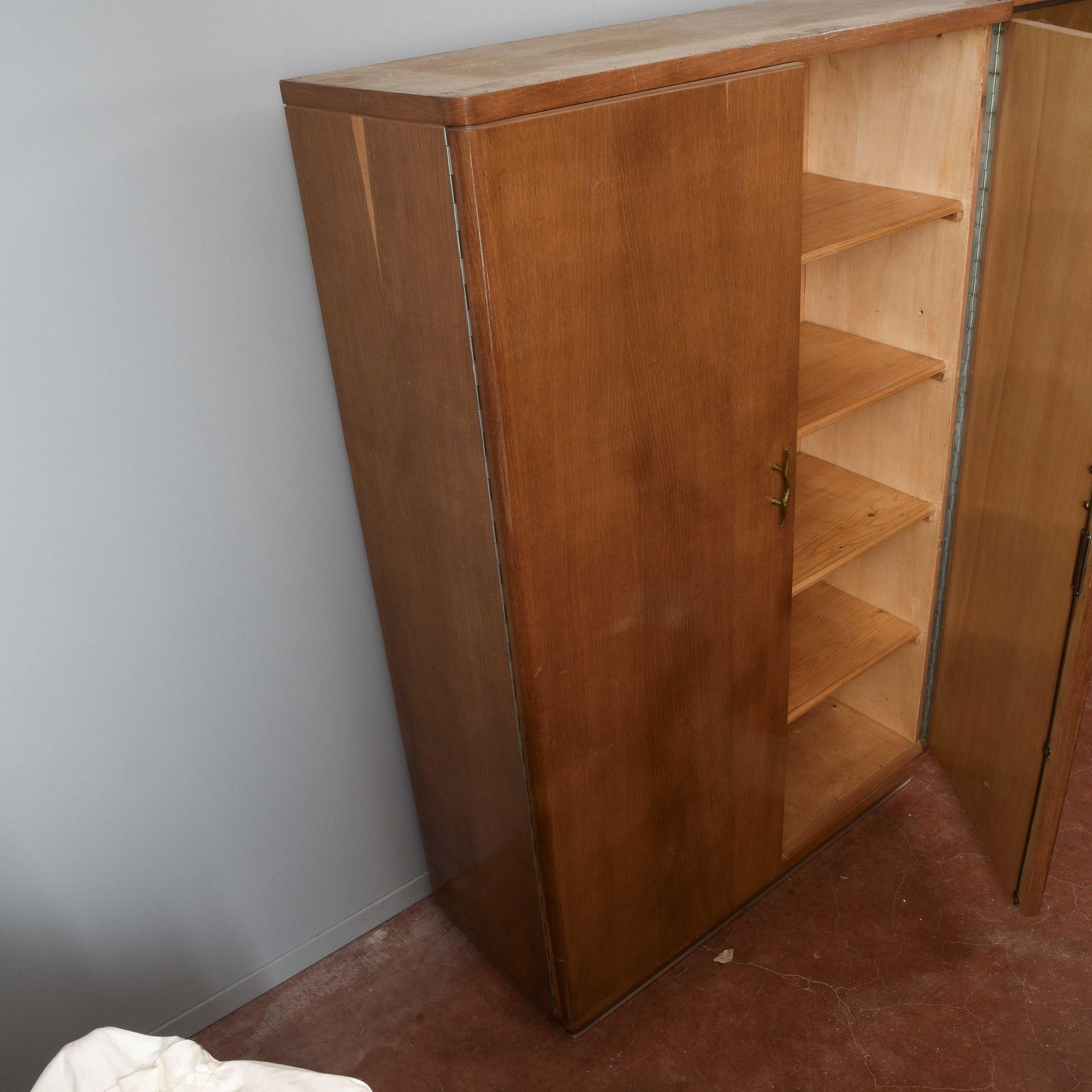 Art Deco Secretaire Bookcase, 1940s - 16