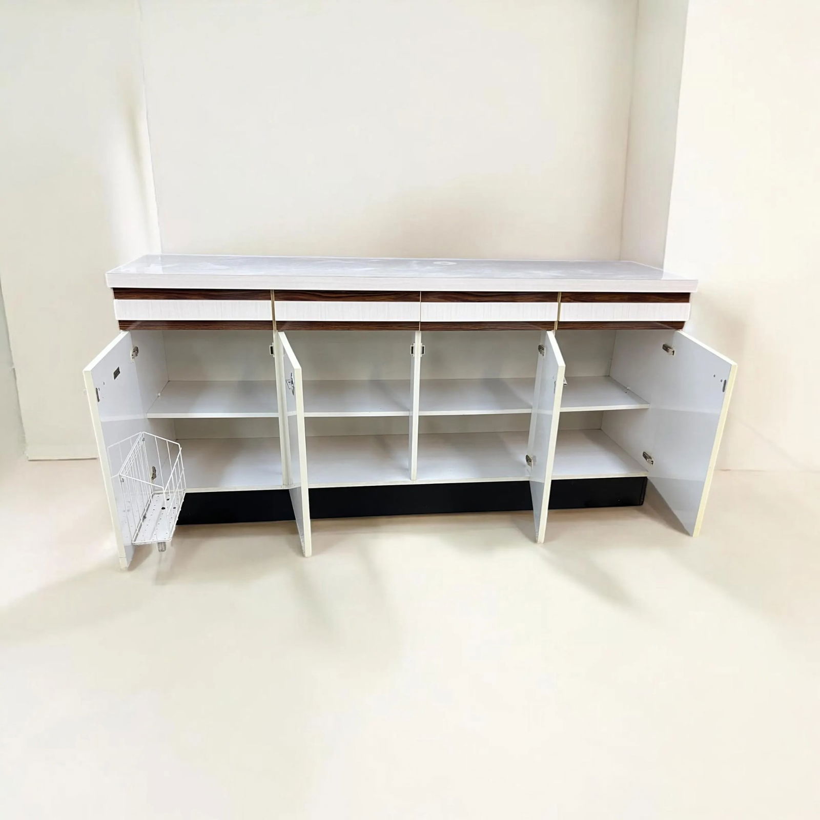 Niestrath Kitchen Sideboard in Resopal Wood, 1960s - 4