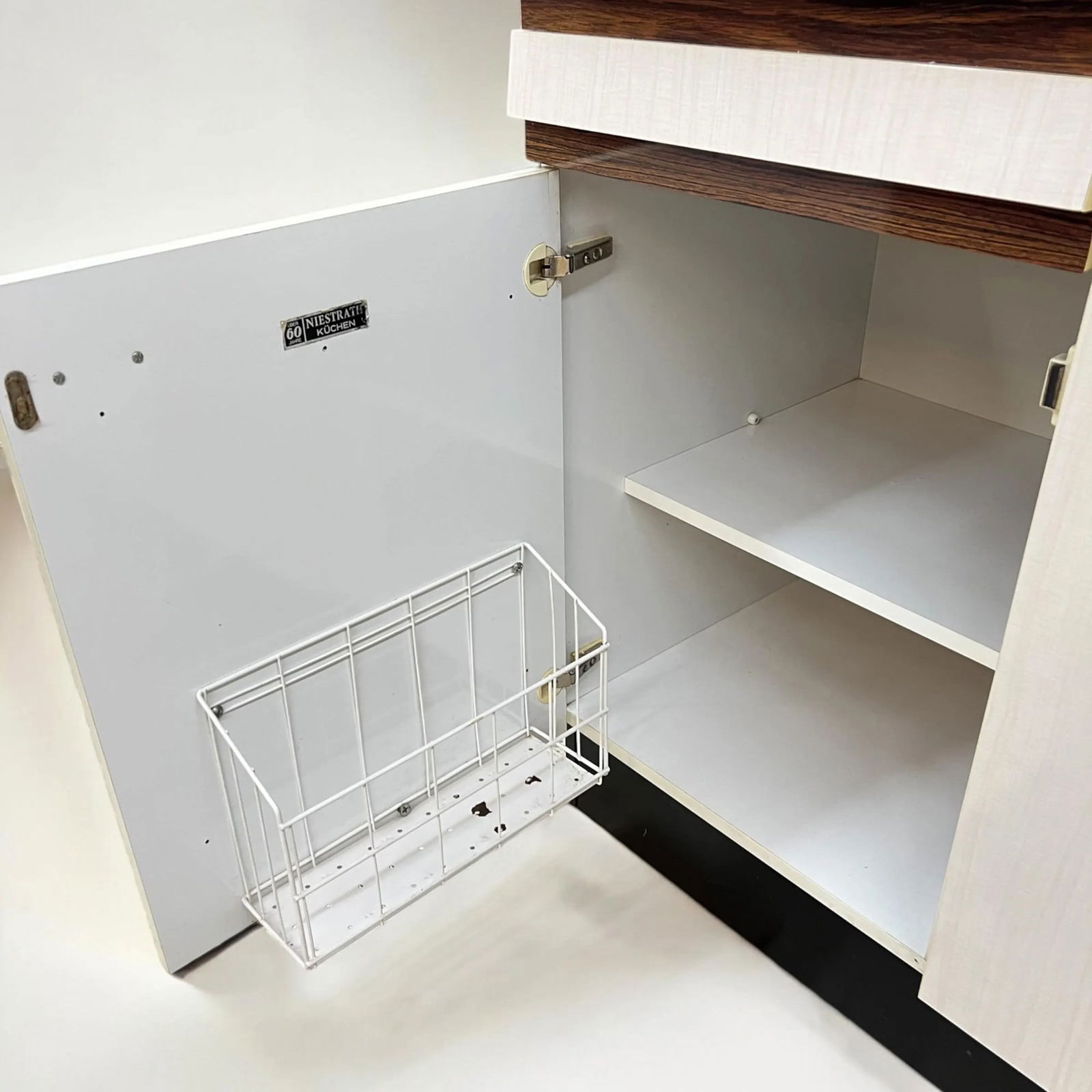 Niestrath Kitchen Sideboard in Resopal Wood, 1960s - 6