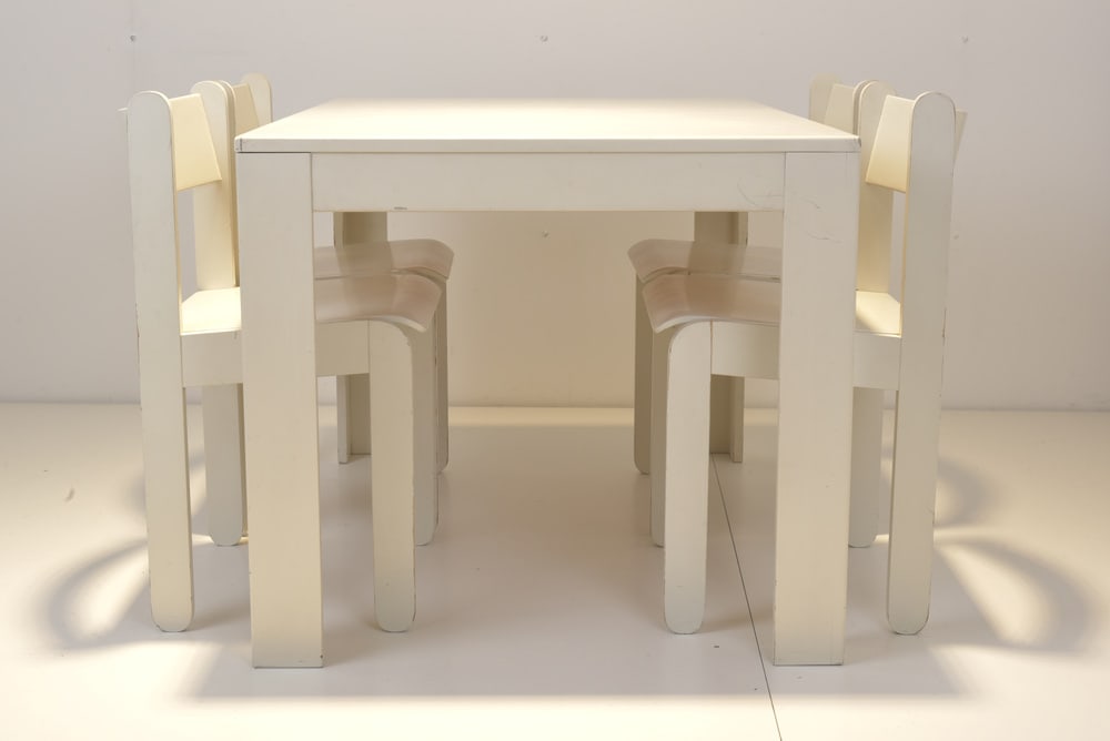 Dining Table and Chairs in the style of Asko, Set of 5 - 6