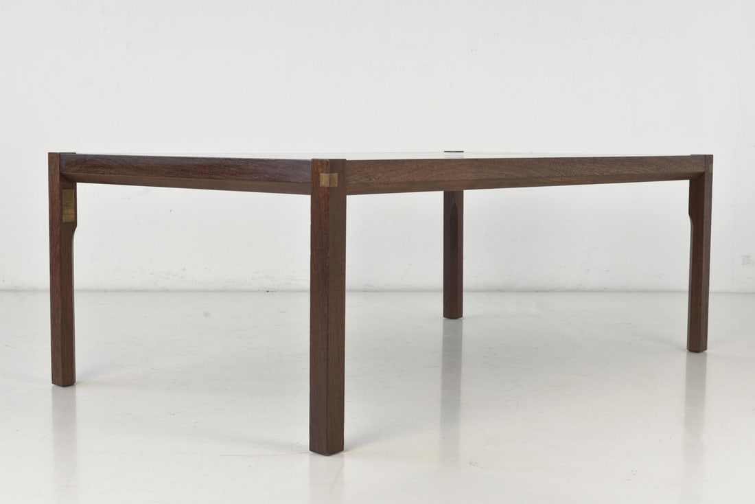 Wenge Side Table from Tranekær, Denmark, 1970s - 15