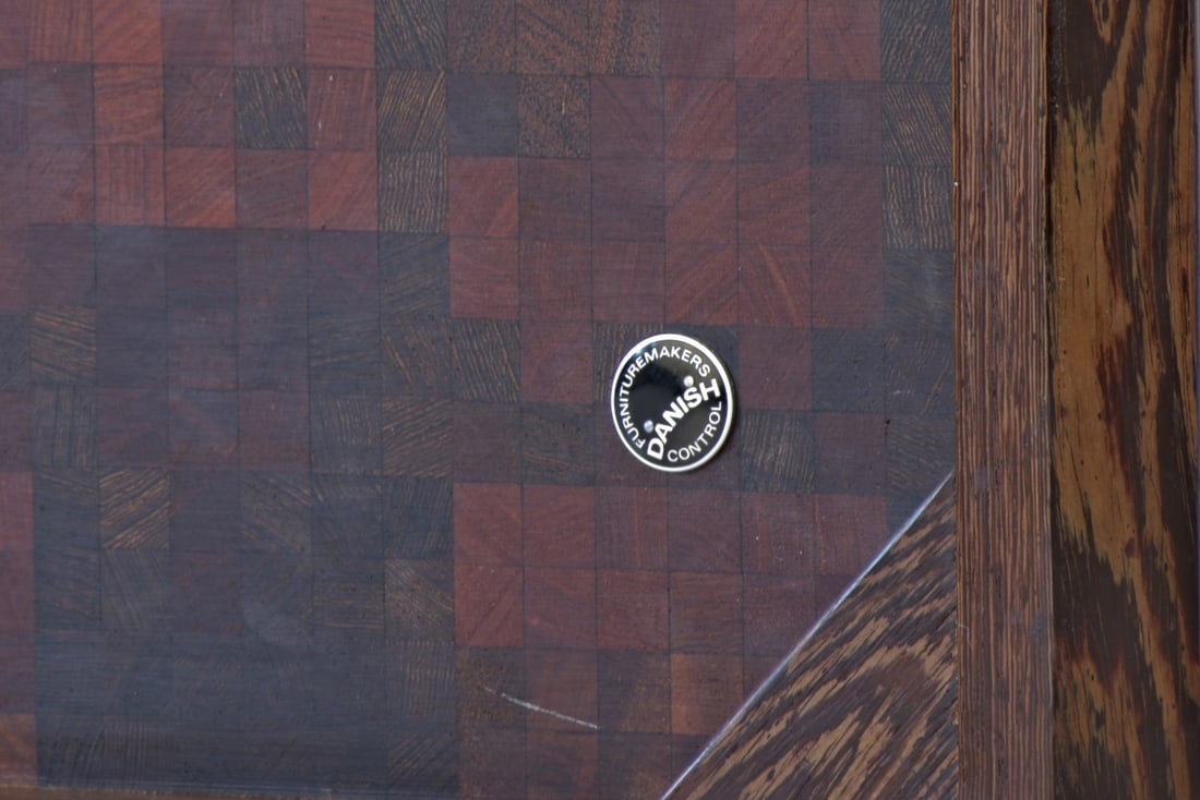 Wenge Side Table from Tranekær, Denmark, 1970s - 3