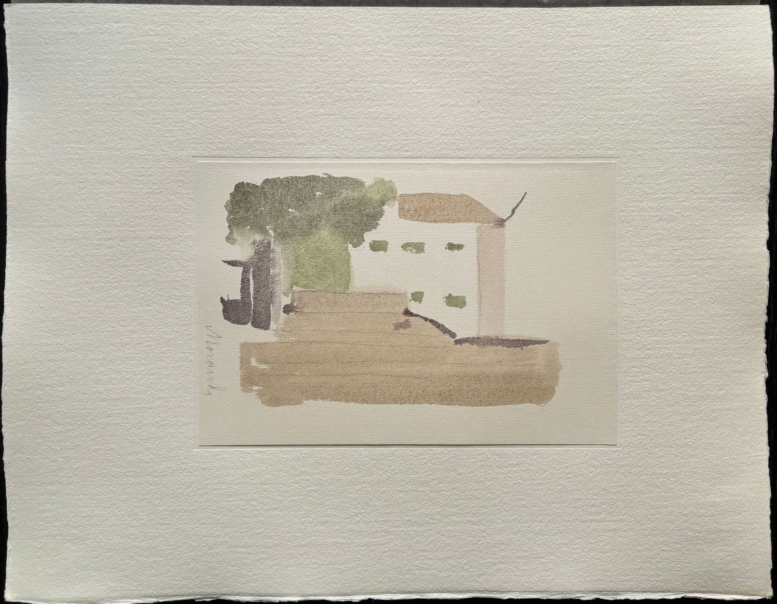 Giorgio Morandi, Landscape, 1973, Lithograph - 4