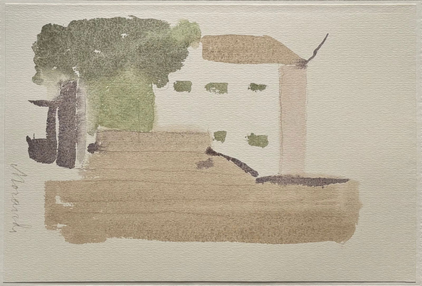 Giorgio Morandi, Landscape, 1973, Lithograph - 8