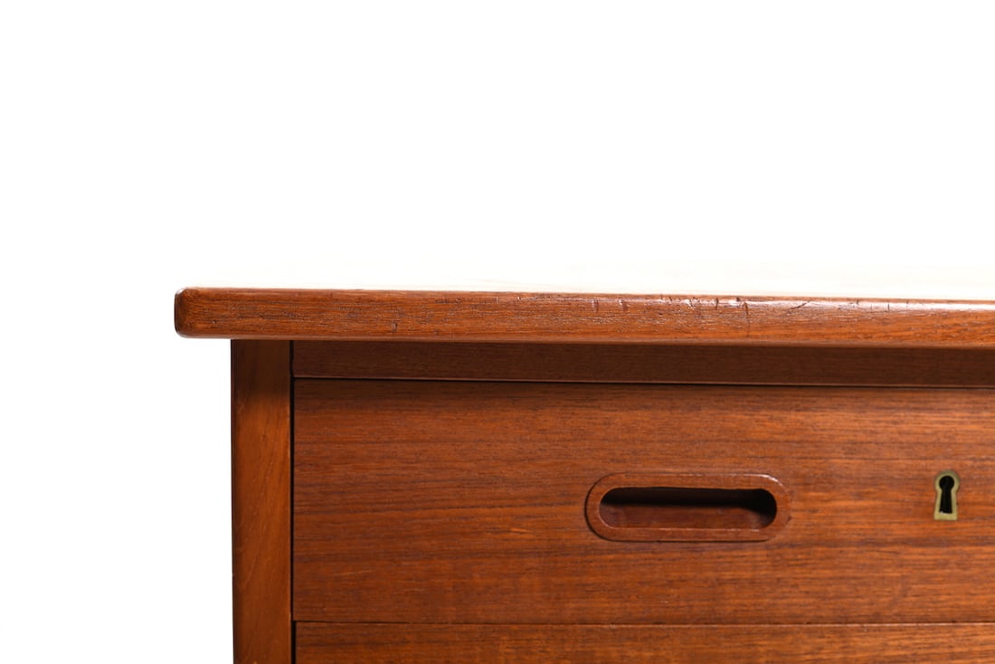 Danish Writing Desk in Teak, 1950s - 5