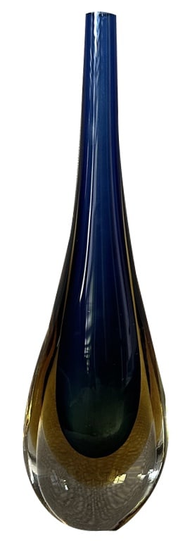 Murano Glass Vase by Flavio Poli for Seguso, 1960s (1 of 5)