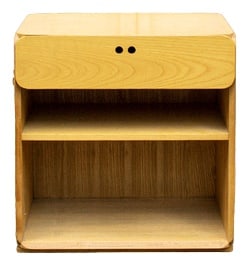 Samara Series Bedside Table by Derk Jan De Vries: Samara Series Bedside Table by Derk Jan De Vries for Maisa, 1970sBeech bedside table.Samara seriesDesigner Derk Jan de VriesManufacturer Maisa1977 Country of Manufacture: Belgium Design Period: 1970