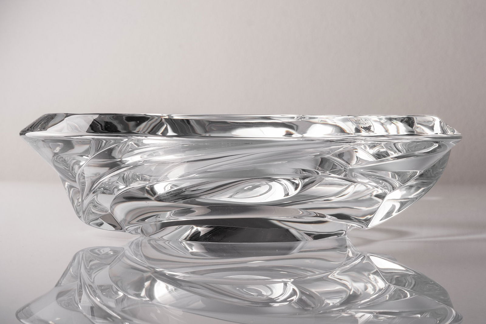 Large Crystal Bowl from Orrefors, Sweden, 1970s - 2