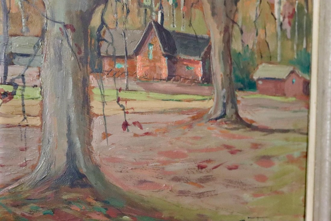 Olle Farla, Autumn, 1960s, Oil on Panel, Framed - 2