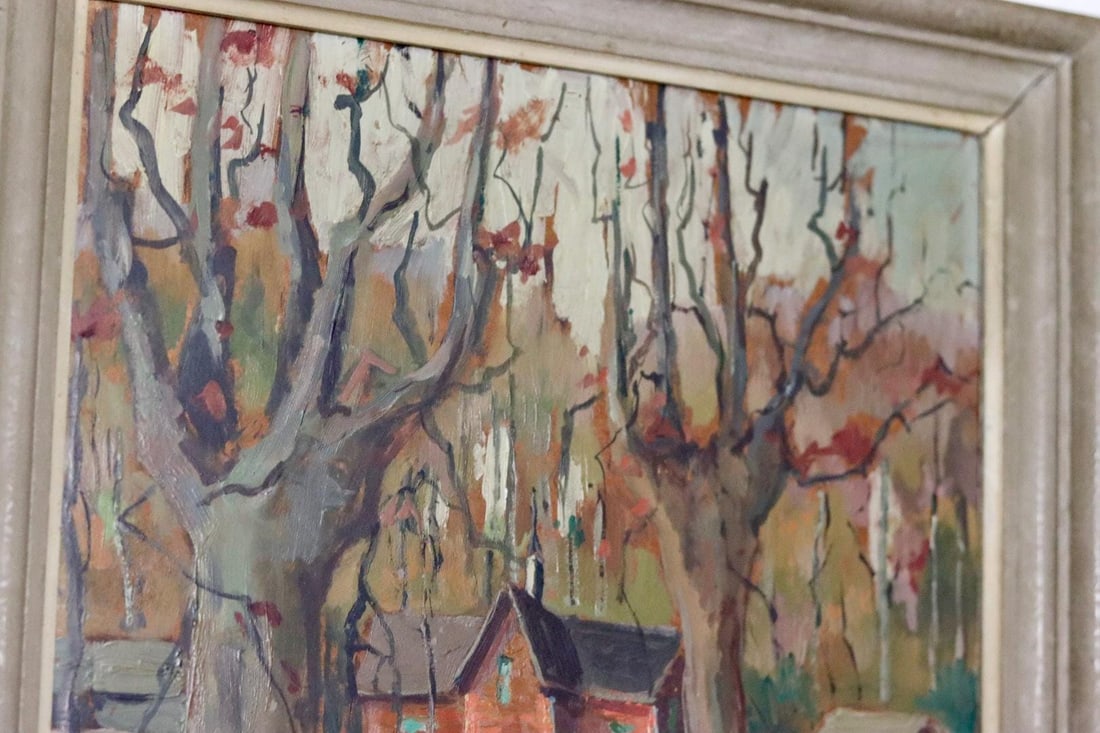 Olle Farla, Autumn, 1960s, Oil on Panel, Framed - 3