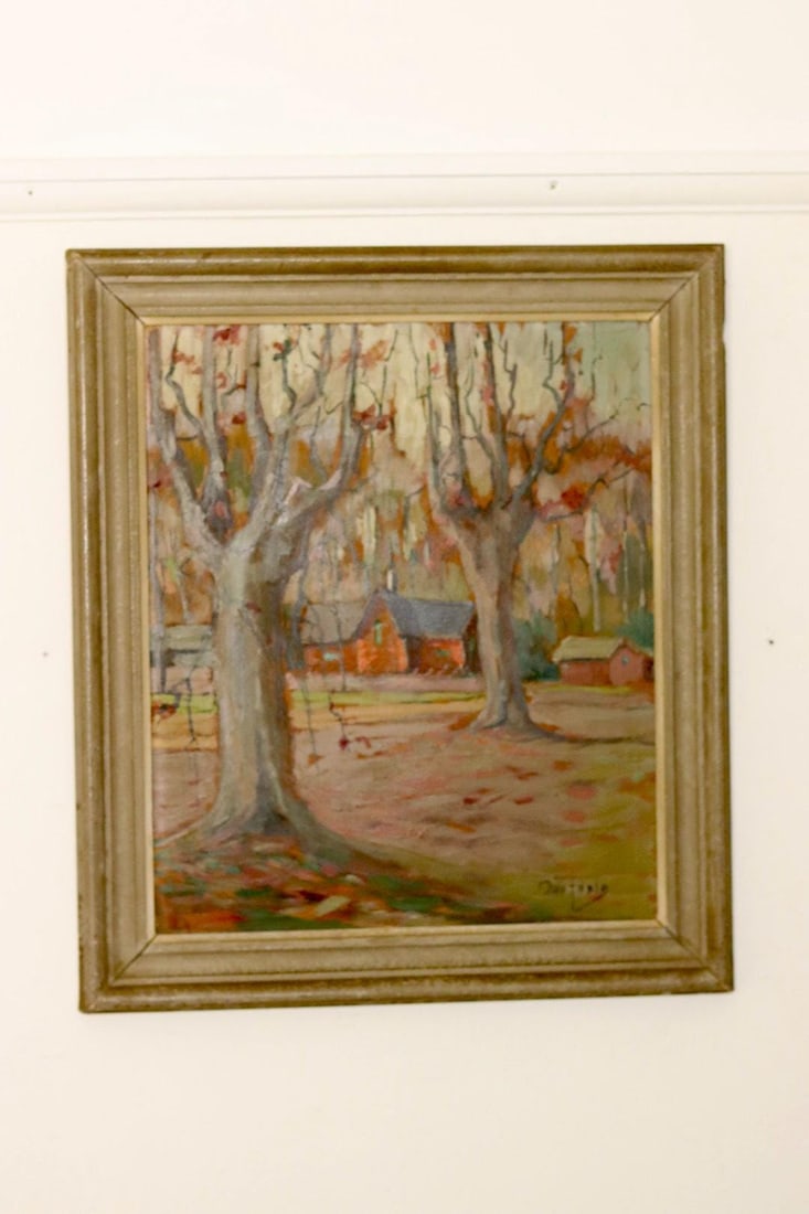 Olle Farla, Autumn, 1960s, Oil on Panel, Framed - 7