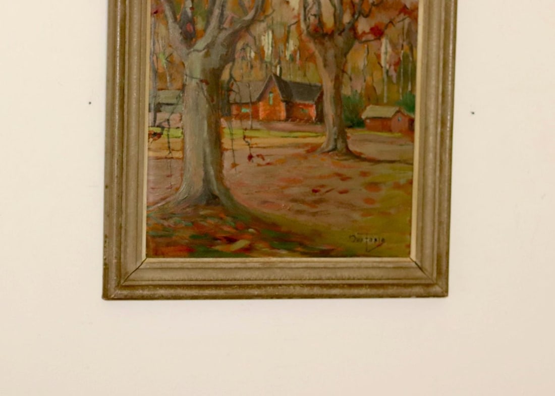 Olle Farla, Autumn, 1960s, Oil on Panel, Framed - 8