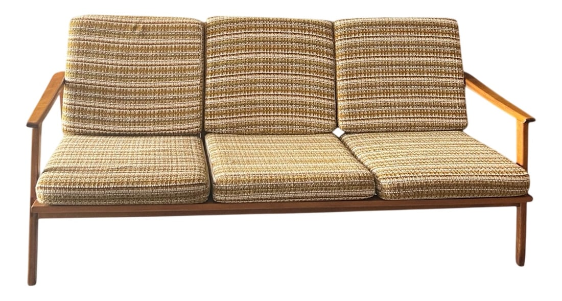 Vintage Danish Three-Seater Sofa, 1960s (1 of 10)