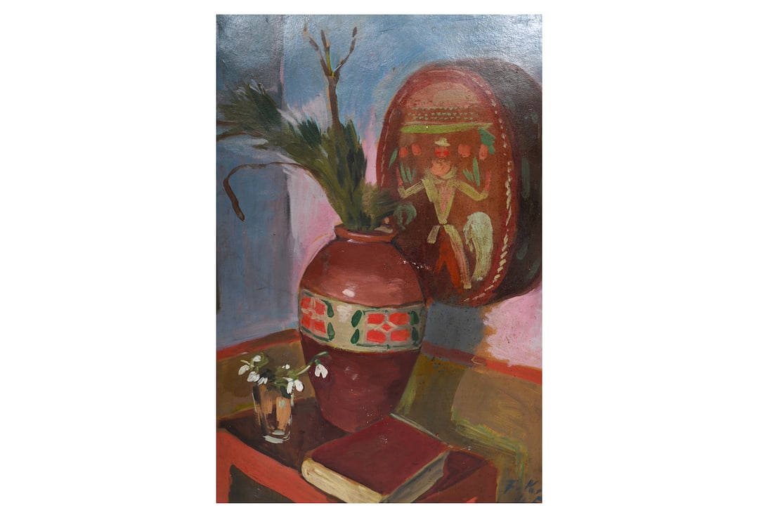 Karl Gotsch, Still Life, 1945, Gouache, Framed - 2