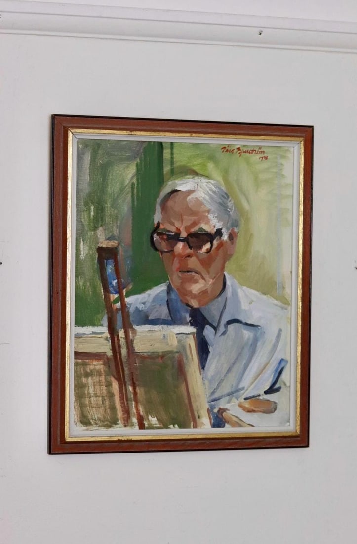 Tara Bjurström, Artist, 1978, Oil, Framed - 10