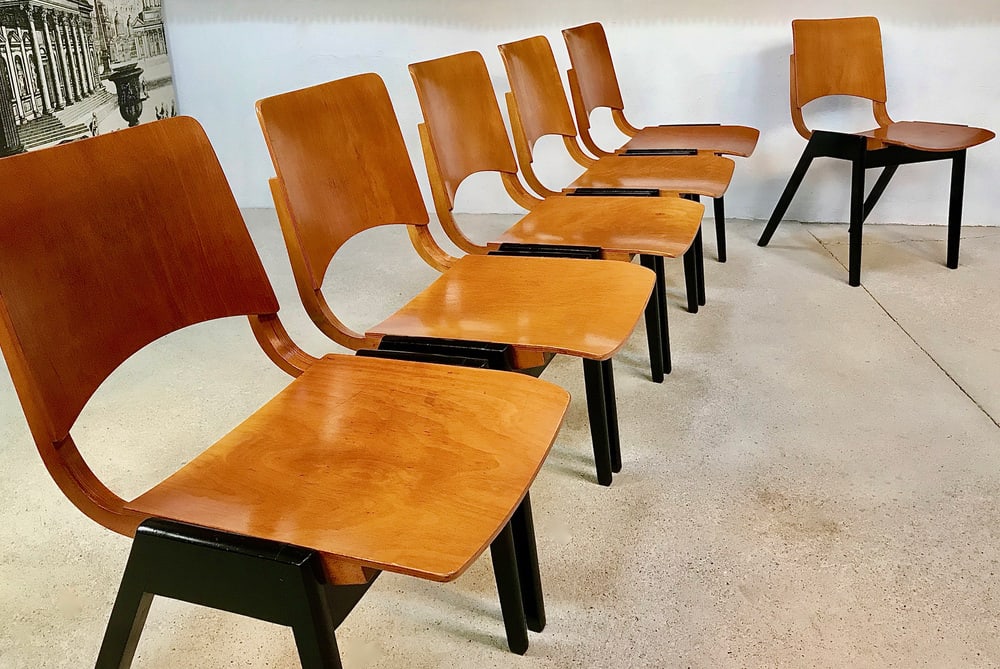 Model P7 Chairs by R. Rainer for Pollak, Set of 6 - 13