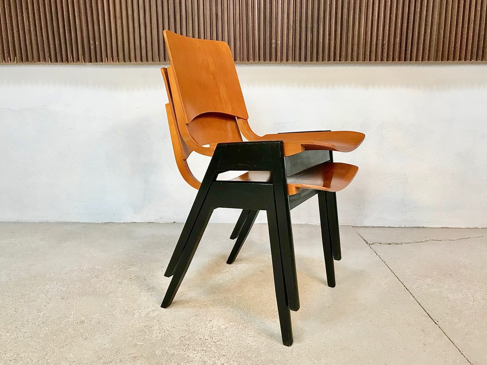 Model P7 Chairs by R. Rainer for Pollak, Set of 6 - 6