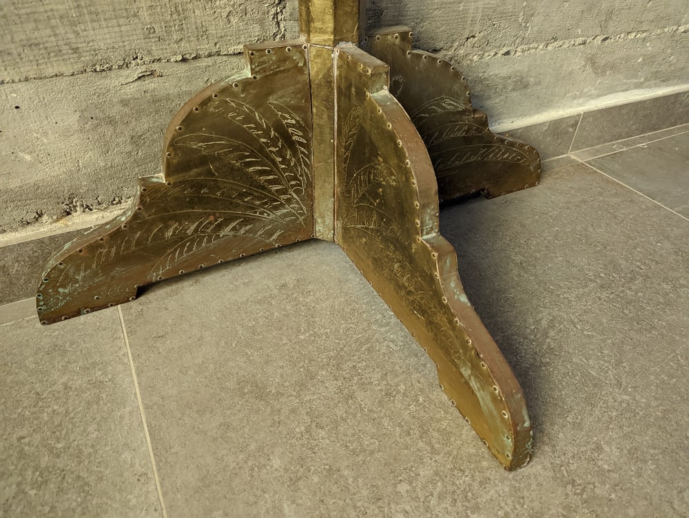 Regency Palm Tree Sculpture Coat Rack, 1970s - 4