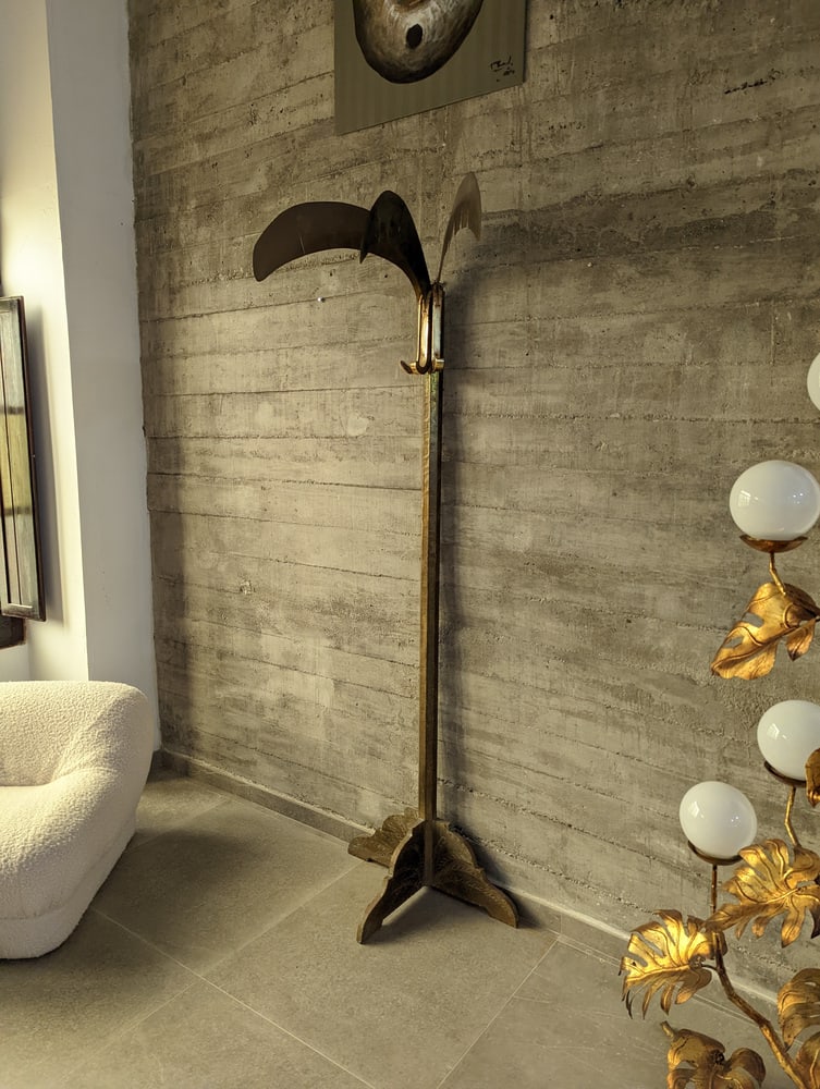 Regency Palm Tree Sculpture Coat Rack, 1970s - 6