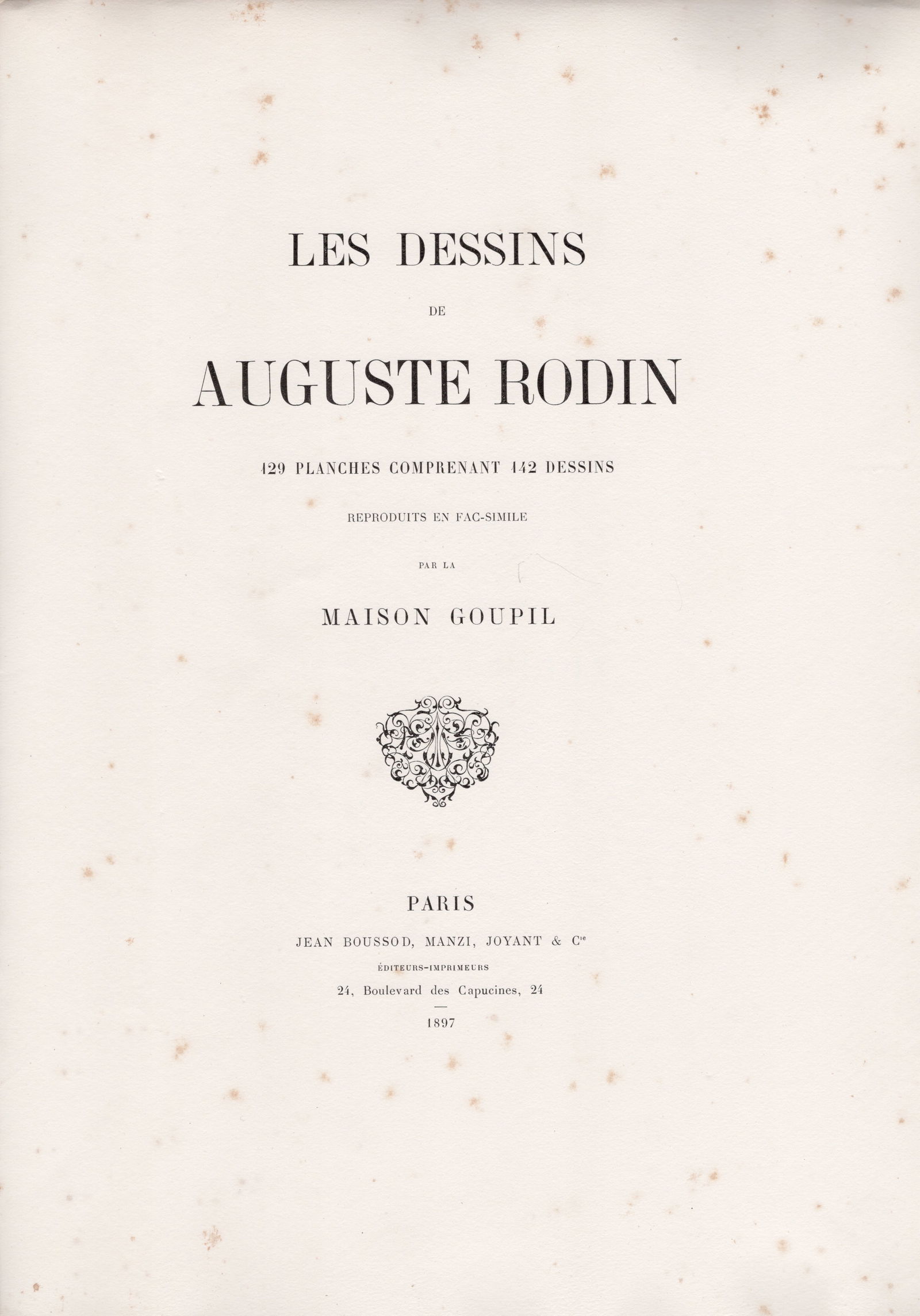 Auguste Rodin, Ombre / Shadow, 1897, Paper - 4