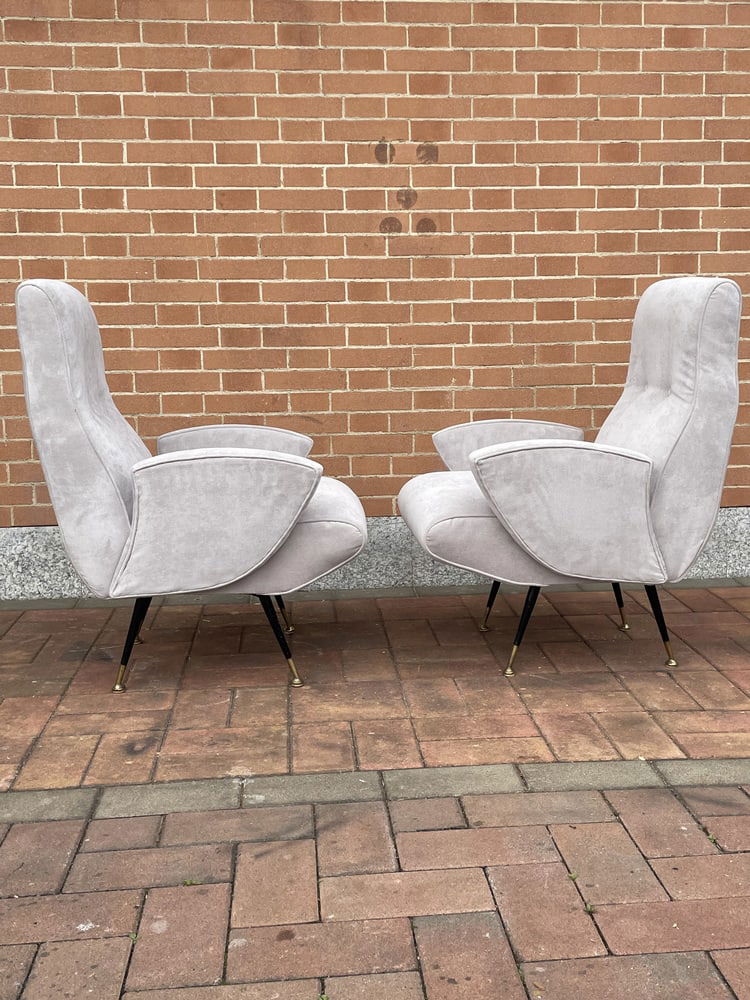 Set of Armchairs attributed to Nino Zoncada, 1950s - 4